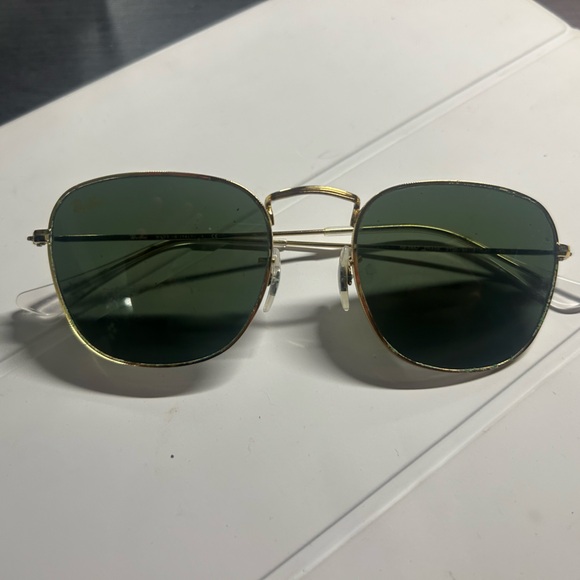 Gold Frame Ray-Bans - Picture 1 of 2